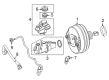 Diagram for Mercedes-Benz CLE53 AMG Brake Booster Vacuum Hose - 206-430-43-00