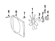 Diagram for Mercedes-Benz S600 Radiator fan - 120-205-05-06