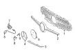 Diagram for Mercedes-Benz CLS450 Grille - 257-880-03-03