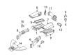Diagram for Mercedes-Benz CL63 AMG Air Duct - 156-094-18-82