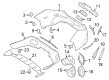 Diagram for Mercedes-Benz CLA35 AMG Bumper - 118-885-37-03