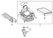 Diagram for Mercedes-Benz GLB35 AMG Air Duct - 260-090-23-00