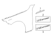 Diagram for Mercedes-Benz S600 Emblem - 222-817-17-15