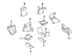 Diagram for Mercedes-Benz ML450 Engine Mount - 166-240-02-18