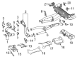 Diagram for Mercedes-Benz GLC63 AMG Exhaust Pipe - 253-490-22-01
