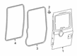 Diagram for Mercedes-Benz G580 Weather Strip - 463-741-10-00