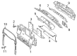 Diagram for Mercedes-Benz S63 AMG Air Deflector - 217-860-50-00