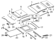 Diagram for Mercedes-Benz GLC63 AMG Sunroof Cable - 205-780-01-00