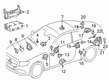 Diagram for Mercedes-Benz Car Speakers - 205-820-05-02-64