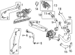 Diagram for Mercedes-Benz GLE53 AMG SUV Turbocharger - 256-090-58-00-80