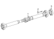 Diagram for Mercedes-Benz GLC63 AMG S E Performance Drive Shaft - 254-410-25-01