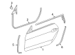 Diagram for Mercedes-Benz SLK280 Door Seal - 171-720-03-54