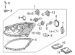 Diagram for Mercedes-Benz Headlight Bulb - 000000-001606