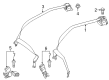 Diagram for Mercedes-Benz C450 AMG Seat Belt - 205-860-14-85-3D53