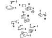Diagram for Mercedes-Benz 600SEC Car Speakers - 140-820-37-02