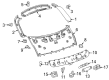 Diagram for Mercedes-Benz GLS350d Interior Lights - 000-906-02-35