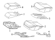 Diagram for Mercedes-Benz S580e Seat Cushion - 223-920-20-01