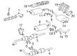 Diagram for Mercedes-Benz G500 Exhaust Pipe - 463-490-33-19