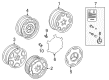 Diagram for Mercedes-Benz C280 Wheel Cover - 124-400-23-25