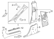 Diagram for Mercedes-Benz GLB35 AMG Pillar Panels - 247-690-32-00-9051