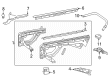 Diagram for Mercedes-Benz G63 AMG Fender Splash Shield - 465-620-78-00