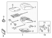 Diagram for Mercedes-Benz GLE450 AMG Seat Cushion - 292-910-00-04-9E43