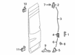 Diagram for Mercedes-Benz eSprinter Door Hinge - 910-740-95-00