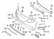 Diagram for Mercedes-Benz E63 AMG S Bumper Cover - 213-885-86-00-64-9999