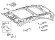 Diagram for Mercedes-Benz E53 AMG Interior Lights - 000-906-08-11-8T92