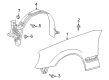 Diagram for Mercedes-Benz E320 Wheelhouse - 210-698-84-30