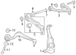 Diagram for Mercedes-Benz S63 AMG E Performance Control Arm Bolt - 000000-009044