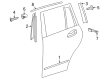 Diagram for Mercedes-Benz GLK350 Door Moldings - 204-730-03-80