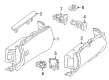 Diagram for Mercedes-Benz S65 AMG Glove Box - 221-680-10-91-7L76