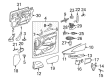 Diagram for Mercedes-Benz CLS500 Armrest - 219-720-06-28-9E38