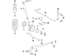 Diagram for Mercedes-Benz G550 Strut Housing - 006-323-02-00
