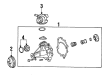 Diagram for Mercedes-Benz Water Pump Pulley - 112-202-00-10