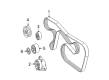 Diagram for Mercedes-Benz R350 Timing Belt Idler Pulley - 013-997-87-92