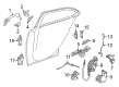 Diagram for Mercedes-Benz GLA250 Door Hinge - 176-730-05-37