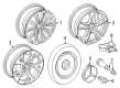 Diagram for Mercedes-Benz GLC63 AMG S E Performance Alloy Wheels - 254-401-45-00-7X44