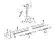 Diagram for Mercedes-Benz G55 AMG Pillar Panels - 463-692-44-01