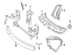 Diagram for Mercedes-Benz R350 Radiator Support - 251-620-00-00