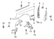 Diagram for Mercedes-Benz C230 Wheelhouse - 203-884-14-22