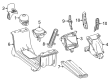 Diagram for Mercedes-Benz GL350 Engine Mount - 166-240-06-18