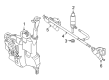 Diagram for Mercedes-Benz ML320 Windshield Washer Pump - 164-869-02-21