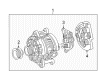 Diagram for Mercedes-Benz C43 AMG Voltage Regulator - 651-154-01-00