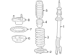 Diagram for Mercedes-Benz EQE 350+ Strut Housing - 295-320-55-00