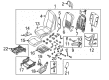 Diagram for Mercedes-Benz Seat Switch - 000-918-44-60