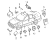 Diagram for Mercedes-Benz CLS550 Car Speakers - 219-820-02-02