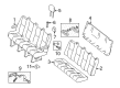 Diagram for Mercedes-Benz Sprinter 2500 Seat Cushion - 000-950-81-21-9G66