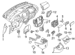 Diagram for Mercedes-Benz Metris Instrument Cluster - 447-680-18-07-9051